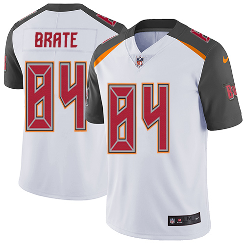 Nike Buccaneers #84 Cameron Brate White Men's Stitched NFL Vapor Untouchable Limited Jersey